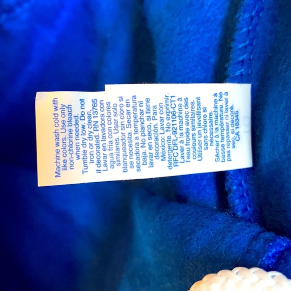 Royal Blue Mens Sweatpants - Picture 4 of 4